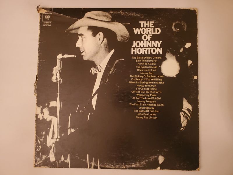 Johnny Horton The World of Johnny Horton vinyl record